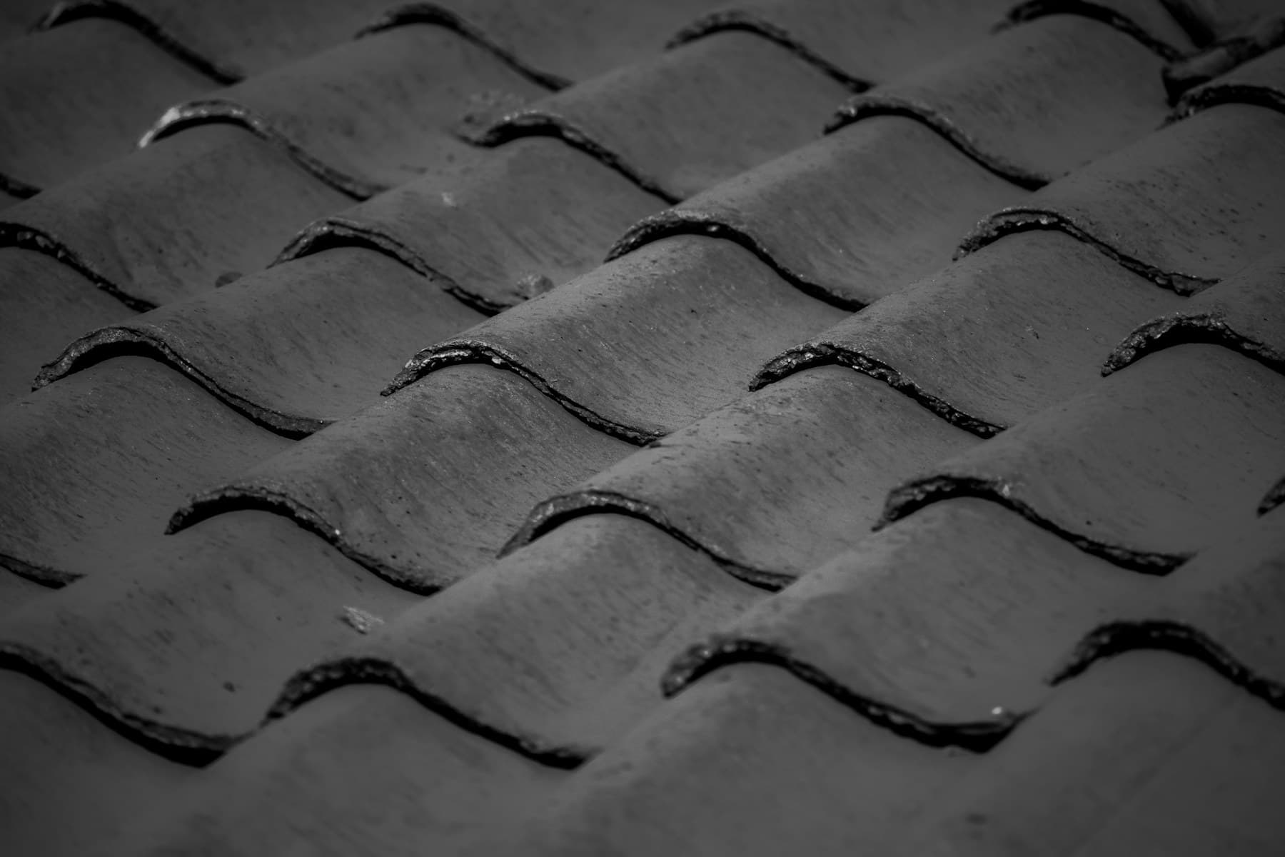 Roof tiles shown using licensed stock photography